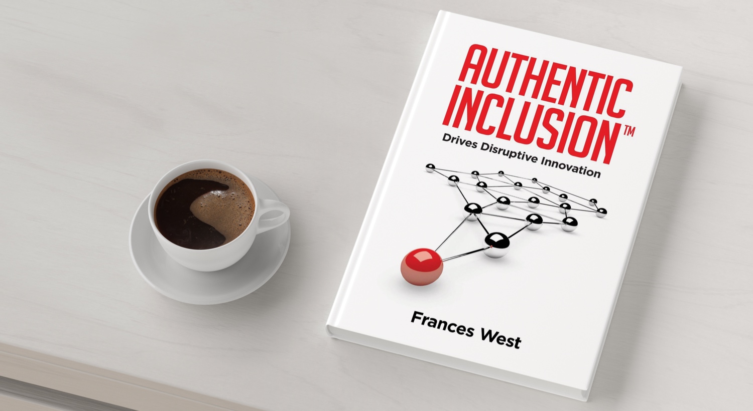 A book jacket of Frances West's book "Authentic Inclusion"
